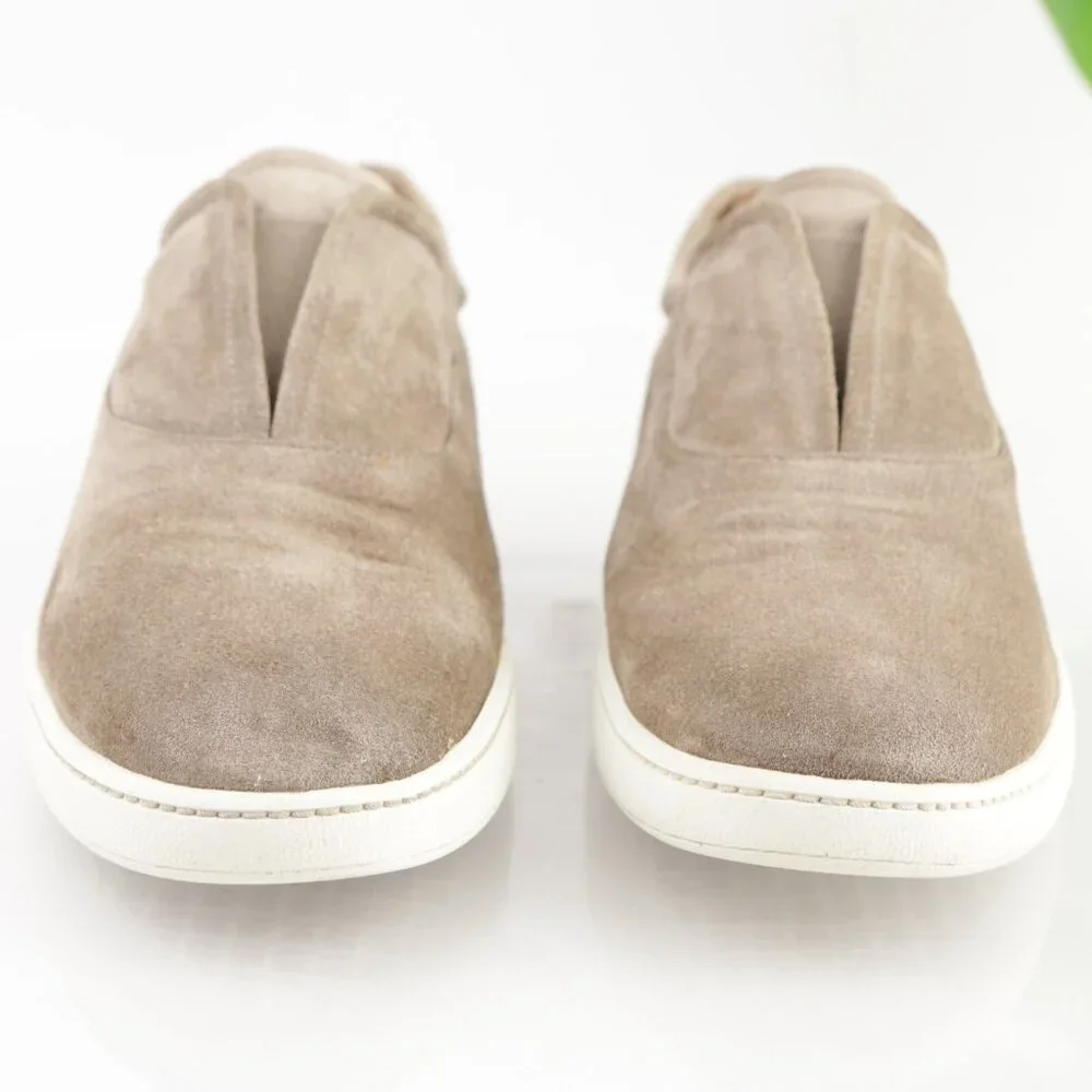 Vince Womens Viktor Slip On Shoes Size 9.5 Tan Beige Suede‎ Casual Loafers Comfy